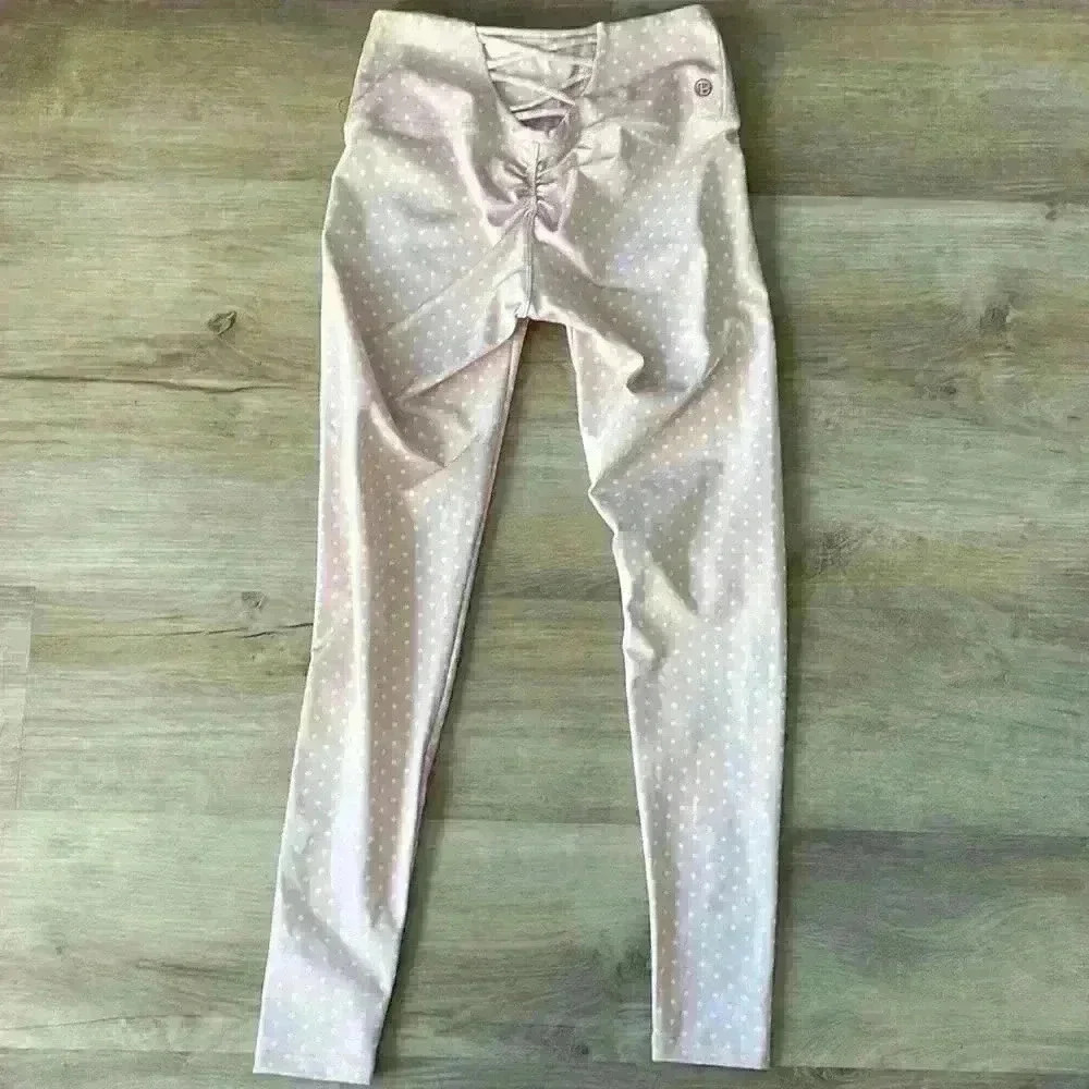 NWT Beach Bunny Isabella Pink w/ White Polka Dots Set (Top 6 bottoms 2) - Picture 11 of 16